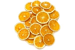 Apragaz 50 sztuk suszonych plasterków pomarańczy na Boże Narodzenie, suszone plastry pomarańczy, dekoracja bożonarodzeniowa, wieniec adwentowy, naturalne, suszone plastry pomarańczy, dekoracja