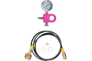 SPRUDELUX® | SET Umfülladapter+Hochdruckschlauch für Wassersprudler Duo Quick Connect QC, Art, Terra | Adapter zum Umfüllen aus großen Flaschen in neue CO2 Zylinder (Umfülladapter + Hochdruckschlauch)
