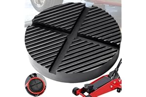 Benaton Support Universel en Caoutchouc pour Cric, Tampon pour Cric avec Conception Antidérapante, Bloc en Caoutchouc Tampon Cric de Levage, Jack Pad Universel pour Crics Et Élévateurs