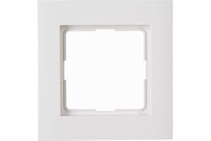 Kopp 402102085 Athenis 402102085-Cornice singola da incasso per ambienti umidi, colore: Bianco puro, 1-fach