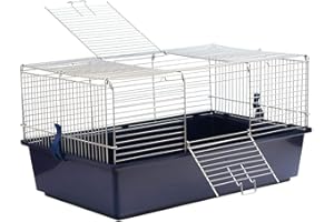 KCT Dark Blue Single Level Indoor Pet Cage Animal Enclosure - 60cm