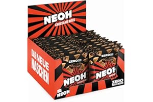 NEOH Low Carb Keto Bites Chocolat - 1 g Sucre / 104 kcal - Sans sucre ajouté - 29 g (Paquet de 20) - Chocolate