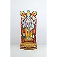 Guruvayurappan Idol Showpiece Guruvayoor Krishna Statue Decorative Figurine for Home Decor Craft Gifts for House Warming for Living Room Multicolour 14 x 3.5 x 6.5 cm
