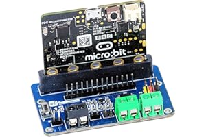 SB COMPONENTS sb componenti Motor Driver Board per il BBC micro:bit, 2 Canali DC Motori e 3 Canali Servos Motori Motore Driver per Micro: bit, BBC microbit Motor Driver Board