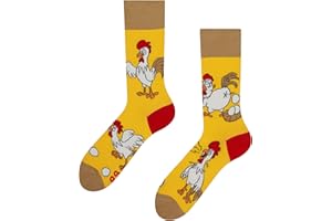 Dedoles Socken Unisex Damen Herren & Kinder Baumwolle viele lustige Designs Fussball Fahrrad Pferde Pflanzen Feuerwehr Geschenk links rechts verschieden
