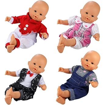 chad valley babies to love set of 4 dolls outfits