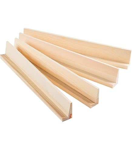 Brimtoy Set De 4 Soportes De Madera Para Fichas De Dominó – Fabricado En Reino Unido Con Madera Sostenible, 19.5x4x1 Cm