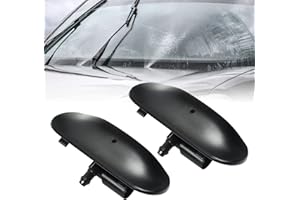 MaxEarn 2 pezzi Ugello lavavetri sinistro OEM # 4GD955987 destra OEM # 4G8955988, Spray di pulizia del parabrezza per A3 A4 A7 A8 Q3 Q5 Q7