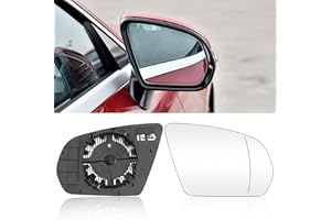 Altsbaos 1PCS Ersatzspiegel Rechts Kompatibel mit mercedes-benz C Klasse W205 S205 C205 A205 Spiegelglas Beheizbar E Klasse W213 S213 /S Klasse V222 W222 X222 C217 A217/GLC X253
