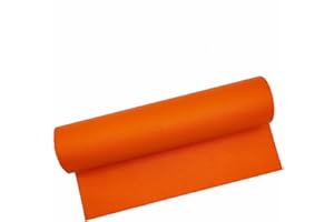 Surriba Simili Cuir Autocollant, Ruban Adhésif Cuir Réparation, Cuir Voiture Reparation Griffure Cuir Bricolage 20 * 120cm Orange