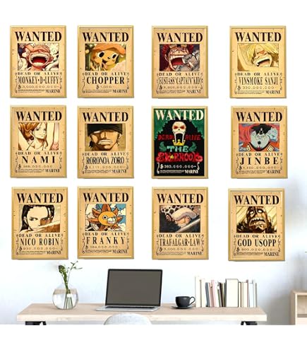 Poster One Piece - Avis De Recherche Jinbe (Wano) - 52 X 38 Cm - Marque GB Eye - Neuf