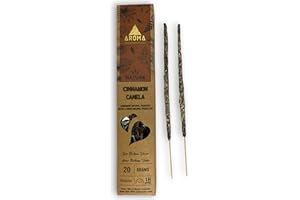 HOSTENATURA Incienso Orgánico Natural Aroma Nature - Hecho a Mano - Sin Productos tóxicos - Sin crueldad Animal (Canela)