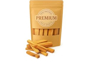 GENÉRICO Palo Santo Natural de Perú – Pack Profesional 25 Palitos (9–10 cm) para Quemar – Limpieza Energética, Yoga, Terapias y Aromaterapia – Madera Sagrada Premium