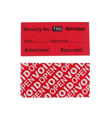 100pcs Autocollants Inviolables De Sécurité, Sécurité De Archeur