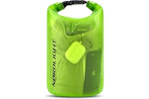 Nordlight Sac Étanches Et Sac À Dos - 2L, 5L, 10L, 15L, 20L, 30L Dry Bag avec Fermeture Roll-Top Et Bandoulière, avec Housse De Téléphone Étanche Et Sac Banane