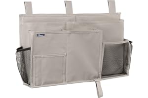 Surblue Caddy Hängender Organizer Nachttisch Aufbewahrungstasche für Etagen-und Krankenhausbetten