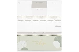 ‎KIND OF HAZEL KIND OF HAZEL® Wochenplaner I Wunderschöner Tischkalender Quer mit To Do Listen und Notizen I hochwertiger Stehkalender undatiert mit Goldfolienprägung