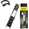 Super Bright Handheld Torch Flashlight, Waterproof Shockproof Torch Light 3 Work Models Handheld Flashlight Solid Built Torch Light Durable Waterproof Torch Flashlight for Camping Fishing Emergency