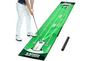 WildFun Tapis de Golf avec Portes et Miroir, Tapis de Golf pour Les Hommes Jouant au Golfs à la Maison ou au Bureau