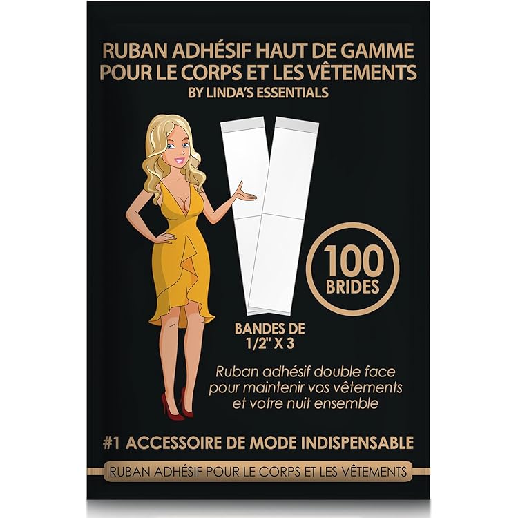 Bande Seins Robe Dos Nu POMAMZ Tape Poitrine Soutien-Gorge Adhésif - 5m Beige - Cache Tétons Inclus Ruban Lifting Seins Naturel