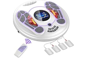 LUNGSANK Medic Durchblutungs-Stimulator zur Förderung der Durchblutung, Durchblutungs-Stimulator Beinemit und 99 Intensitäten, Ems Fußmassagegerät, Lindert Ermüdung und Neuropathie Füße, Kreislauf, Geburtstag