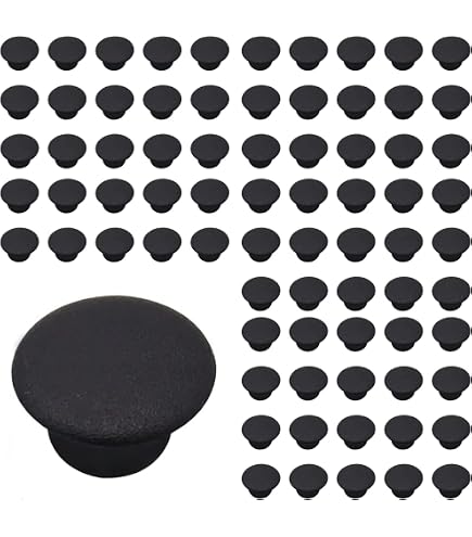 100 Bouchons En Silicone - 10 Tailles (4-9.5mm) Pour étanchéité, Anti-poussière, Bricolage, Labo