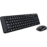 Logitech MK220 Kablosuz Kompakt Klavye Mouse Seti, Sağ ve Sol Elle Kullanıma Uygun Mouse, Sıvı D&ouml;k&uuml;lmesine Dayanıklı, 10 m Ku