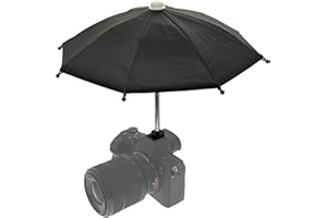 BELTECH Hot Shoe Parapluie, protège l'appareil Photo de la Pluie, du Caca d'oiseau, de la lumière du Soleil, de la Neige