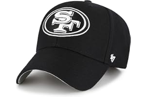 47 San Francisco 49'ers NFL MVP Unisex Baseball Cap, Adjustable, Team Badge, Black