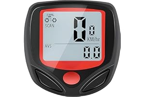 ‎RETOO Retoo wodoszczelny tachometr rowerowy z 14 funkcjami, komputer rowerowy z tachometrem, licznik kilometrów, prędkościomierz, pomiary codzienne i treningowe, rowerowy, wielofunkcyjny