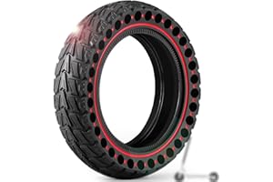 Monuary 1PCS Pneu 50/75-6.1 Trottinette Electrique, Roues Increvable Trottinette Electrique 8 1/2, 8.5'' Pneu Plein Sans Chambre à Air Compatible avec Wispeed T855 et Xiaomi M365/Pro 2/3/3 Lite