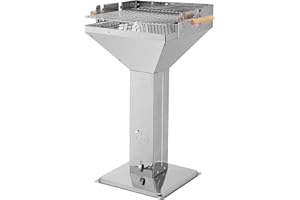 Tepro 1066 Barbecue au charbon de bois Vista Acier Inoxydable