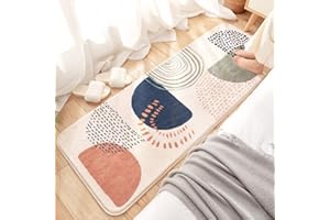 MOSHOINOT Alfombra Corredor Runner Infantil Lavable Alfombra Decorativa para Cuarto de los niños Sala de niños Cuarto del bebé Sala de estar Rectángulo Moderno Alfombras Mullida Infantiles Bebe 60 x 160 cm