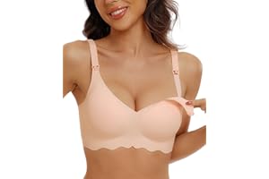 As Fairy Still-BHS zum Stillen, kabelloser, Nahtloser Schwangerschafts-BH, Ultra-Komfort-Schwangerschafts-Schlaf-Bralette für Frauen