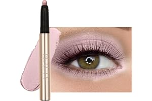 SONGVISON Beauty Searcher Lidschatten Stift Wasserdicht,Hochpigmentierter Lidschatten,Langanhaltend und Glatt,Schimmerndes Finish,Make-up Für Faltenfreie Augen,Vegan&Cruelty-Free 02 Rosa lichter