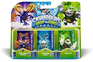 Zoo Lou, Spyro, and Chill (Skylanders Swap Force) Triple Character Pack B