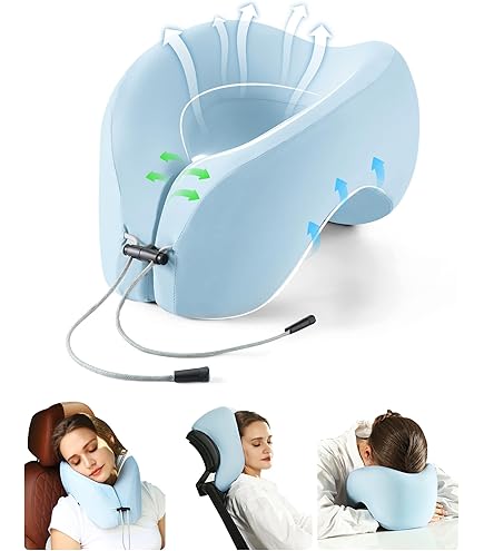 MASMAS Reisekissen Memory-Schaum - Orthopädische Nackenstütze Für Auto & Flugzeug