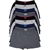 Tutku 8'li Erkek Penye Havlu Bel Boxer Karışık Renk 2XL