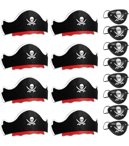 Coffres Au Trésor Pirate En Carton - Lot De 10 Boîtes Cadeaux Avec Poignée Pour Fête D'Anniversaire Enfant