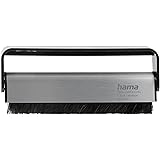Hama 116204 Spazzola Puliscidischi, Nero/Alluminio