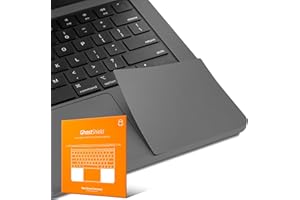 UPPERCASE GhostShield Premium Palm Rest Protector Skin Cover Set, Scratches and Wear Protection, Compatible with MacBook Pro 14" 2024 2023 2021 M4/M3/M2/M1 Pro/Max (Space Black)