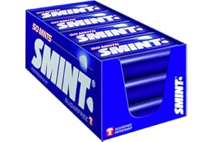 ‎SMINT SMINT Mints Peppermint | 12 Metall-Dosen mit Pfefferminze-Pastillen | Zuckerfreie Zahnpflege