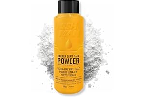 NISHMAN Barber Shave Talk Polvere 180g - Polvere da Barba per Barbieri e Parrucchieri - Esperienza di Rasatura Perfetta, Pre-Barba Confortevole & Risultati Lisci