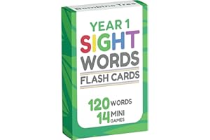 THE BAMBINO TREE Year 1 Sight Words Flash Cards - 120 High Frequency Words from Dolch's and Fry's Lists for 5-7 Years