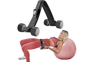 CRAZYROPE Hip Thrust Belt for Dumbbells, Ceinture de poussée de hanche pour haltères, kettlebells, ceinture de fessier pour poussée des hanches, des squats, des dips