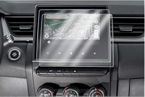 [Lot de 2] CDEFG pour Renault Clio 5 Captur 2 Arkana 2021 2022 Auto Navigation Film de Protection 4H Anti-rayures Anti-traces de doigts 7 pouces GPS Transparent