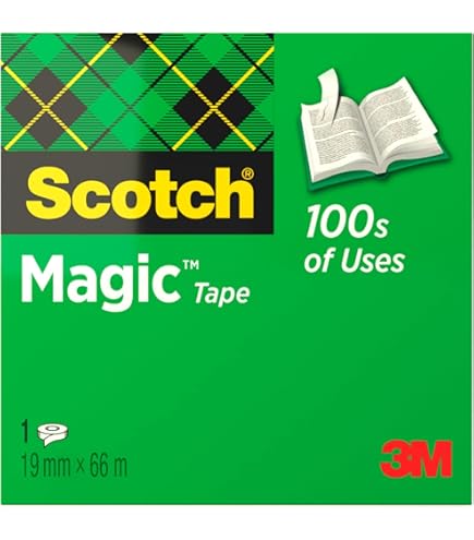 Nastro Scotch Per Riparazione Libri - Trasparente, 50mm X 13.7m, Rif. 845 - Foto 3