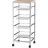 Desserte Roulettes Multi-rangements Chariot De Cuisine HOMCOM 3 Desserte Roulettes Multi-rangements Chariot De Cuisine HOMCOM 3