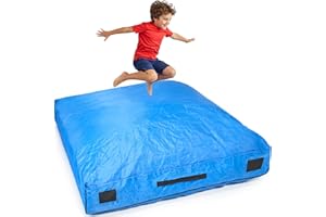 SaferBounce Sensory Crash Pad for Kids | Big 152 x 152 cm Or 122 x 91 cm | Autism Crash Mat for Children | Soft Landing for Jumping & Play | Crashpad | Giant Kids Foam Mat | Climbing & Gymnastics