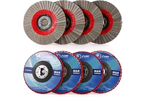 Z-LION 5 Inch Flap Disc Grinding Sanding Wheels,Diamond Abrasive Flap Disc for Granite Marble Glass Hard Material